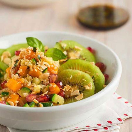 Ensalada De Quinoa Con Verduras Y Kiwi Zespri™ Vita Green